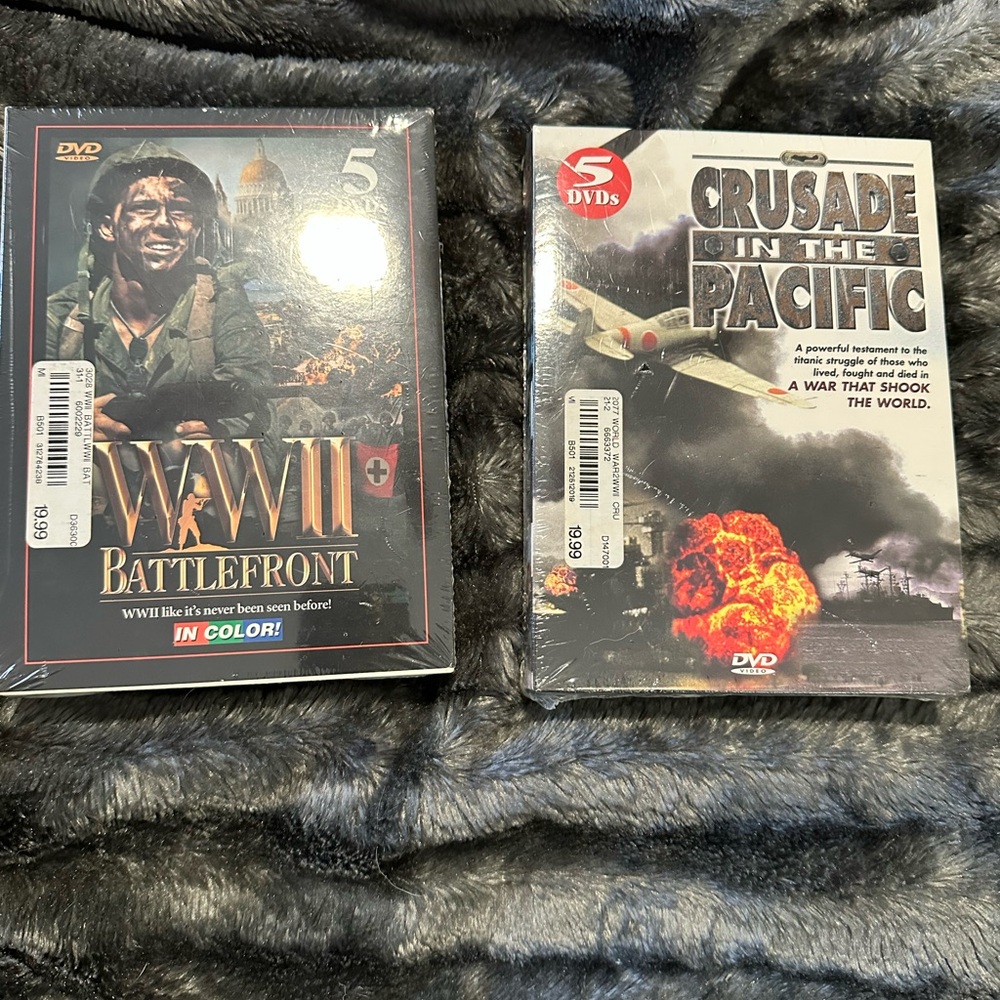 WWII Battlefront and Crusade in the Pacific DVD Set Sealed